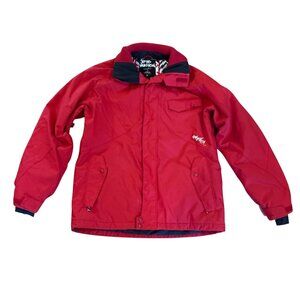 Quiksilver Jakob Wilhelmson Coat Snow Boarding Jacket Signature Line Red Winter
